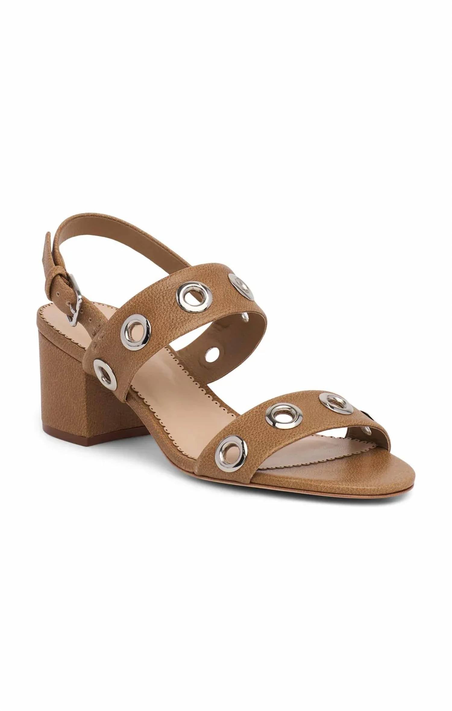 Cinq A Sept - Women's Gemma Grommets Block Sandals