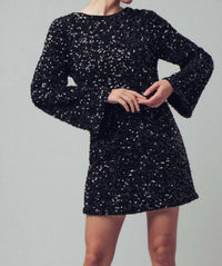 En Creme - Evangeline Sequin Mini Dress