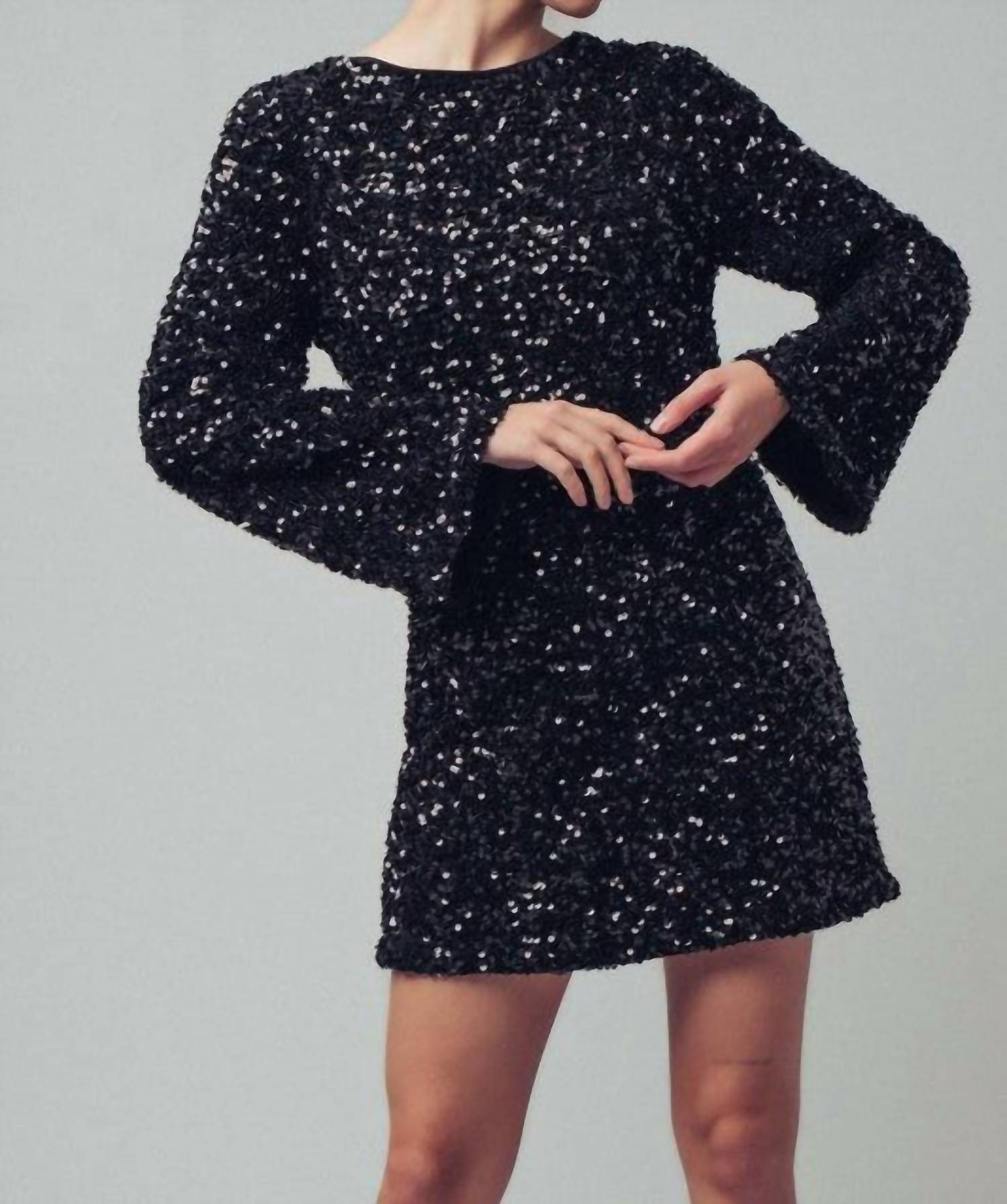 En Creme - Evangeline Sequin Mini Dress