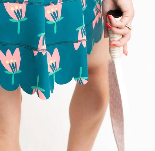 Karlie - Scallop Active Skort