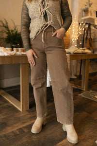Flying Monkey - Lucy Crop Barrel Jeans