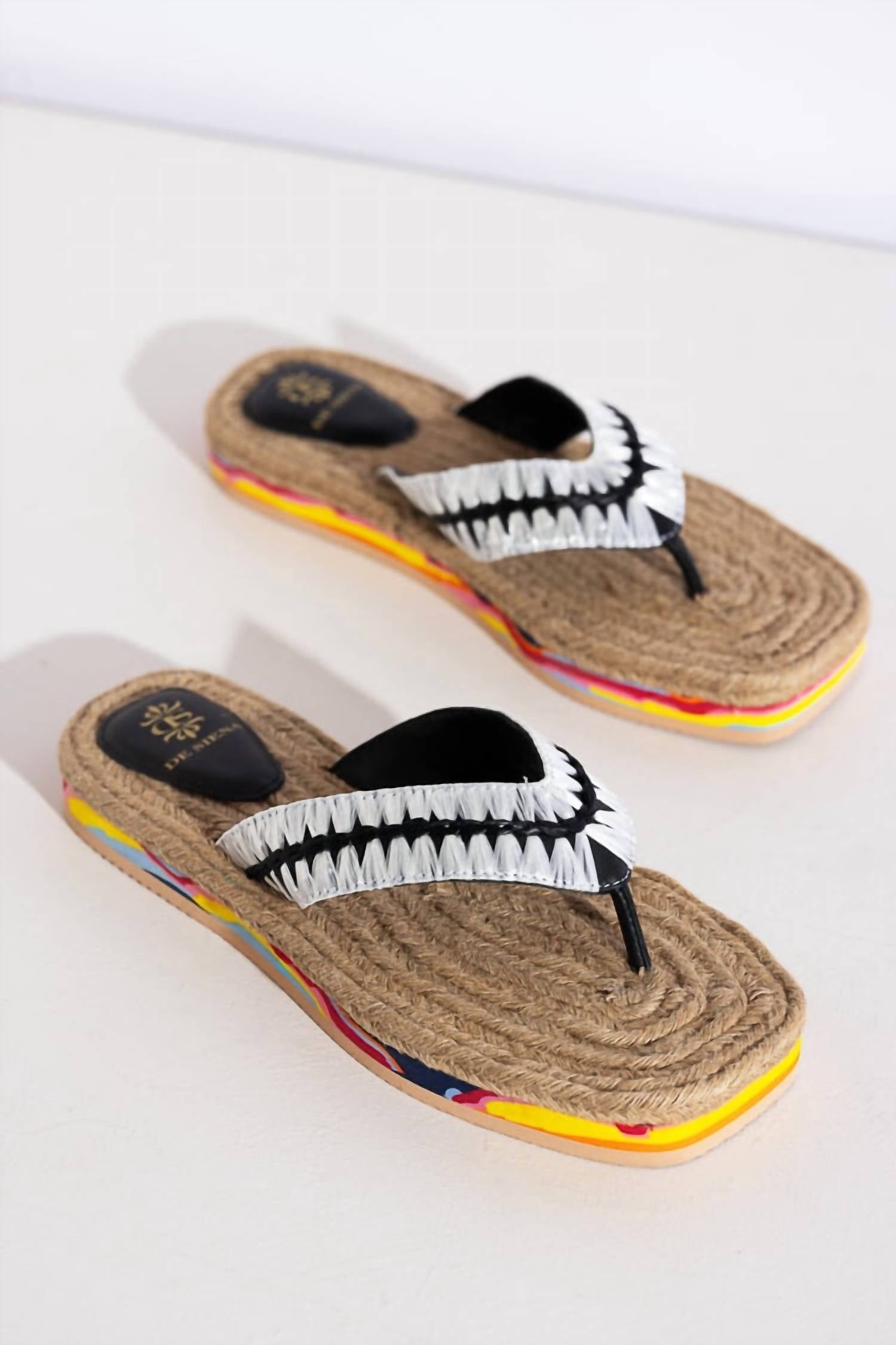 De Siena - Women's Lou Raffia Sandal