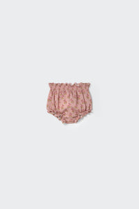 Cozmo - Girls' Bloom Textured Baby Bloomers