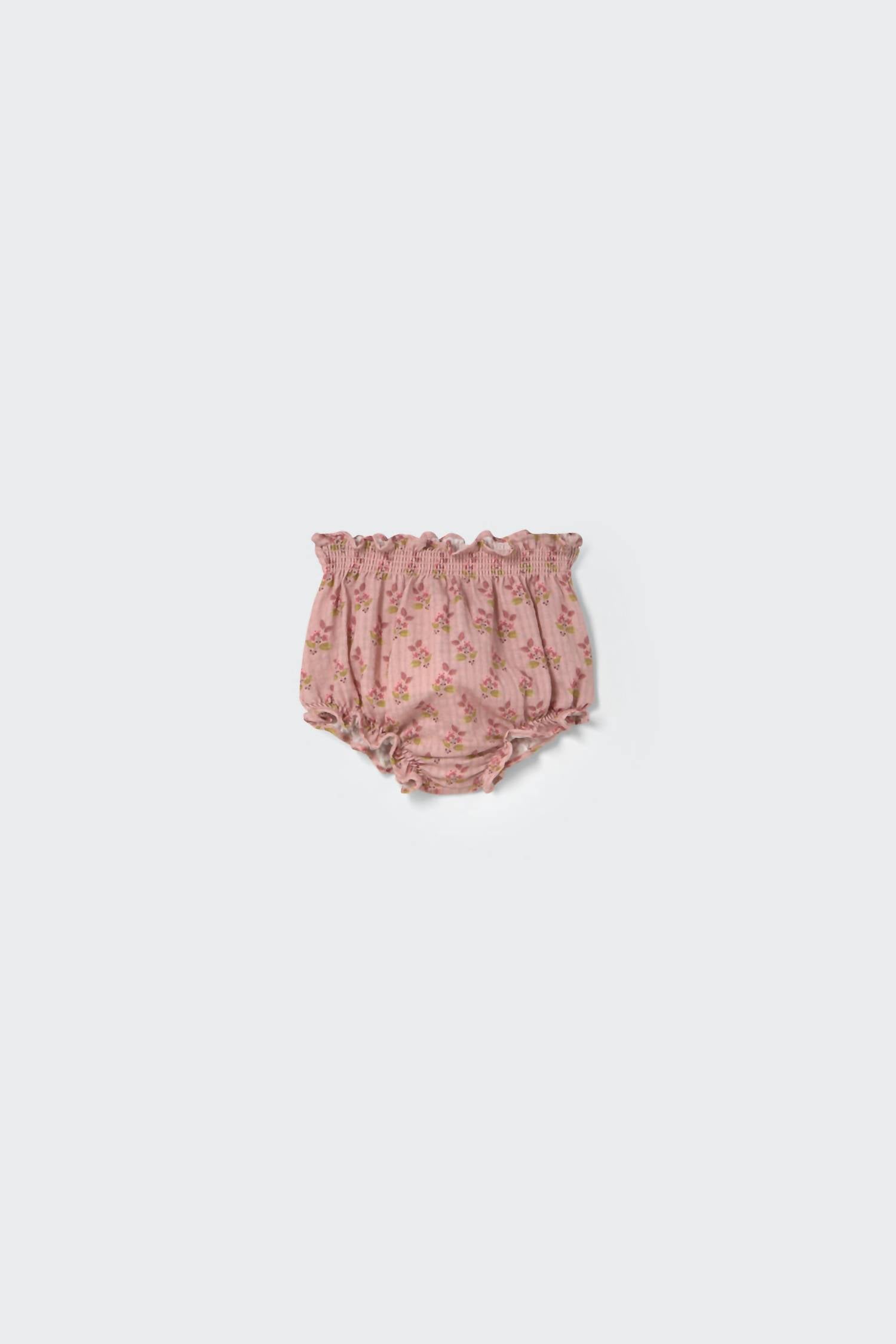 Cozmo - Girls' Bloom Textured Baby Bloomers