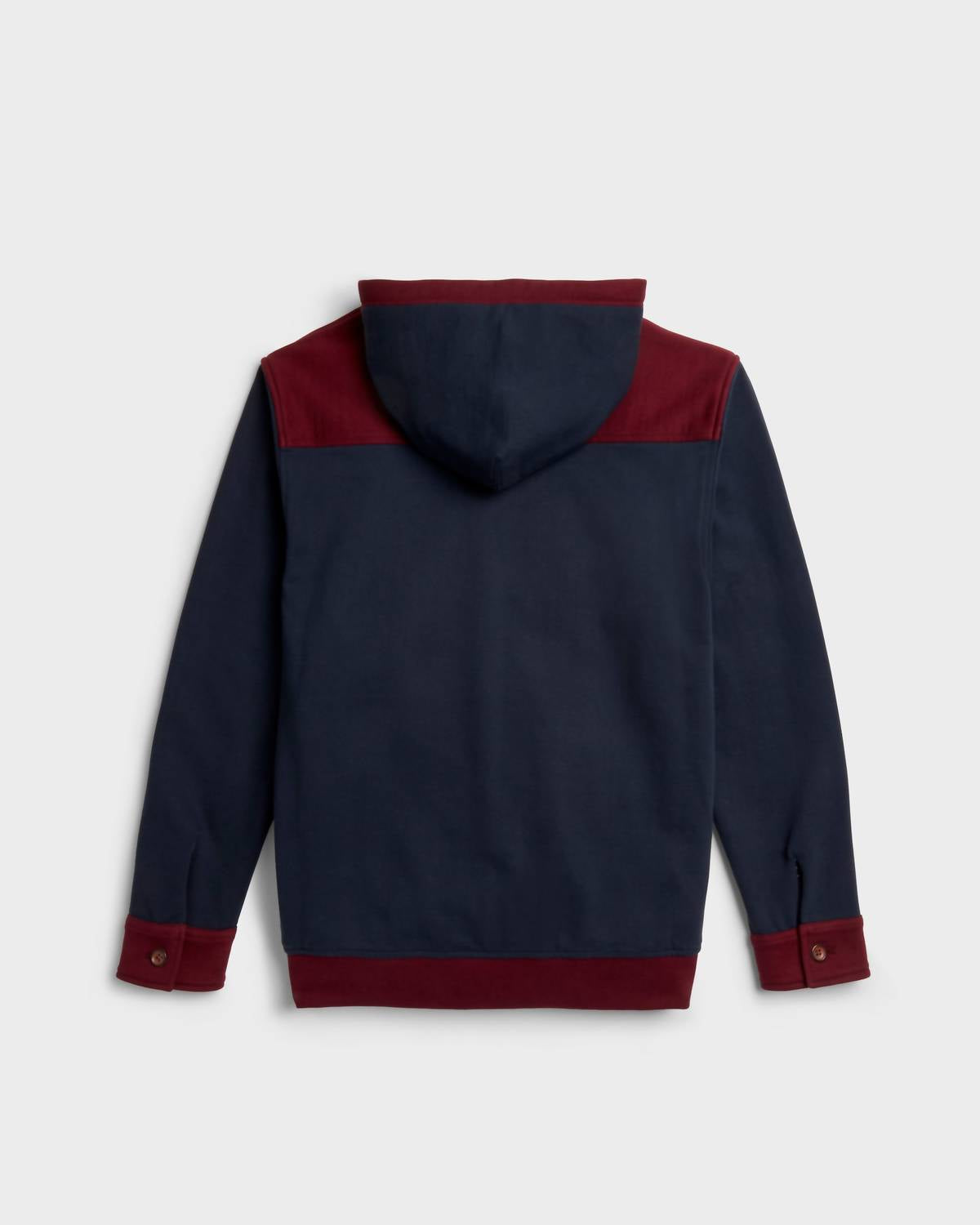Upstate Stock Neat Hoodie in navy multi - men's shirt - alternate view