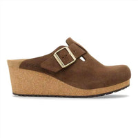 Birkenstock - Women's Fanny Suede Leather Wedge Clog
