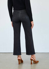 Fdj - Olivia Pintuck Wide Leg Denim Jean