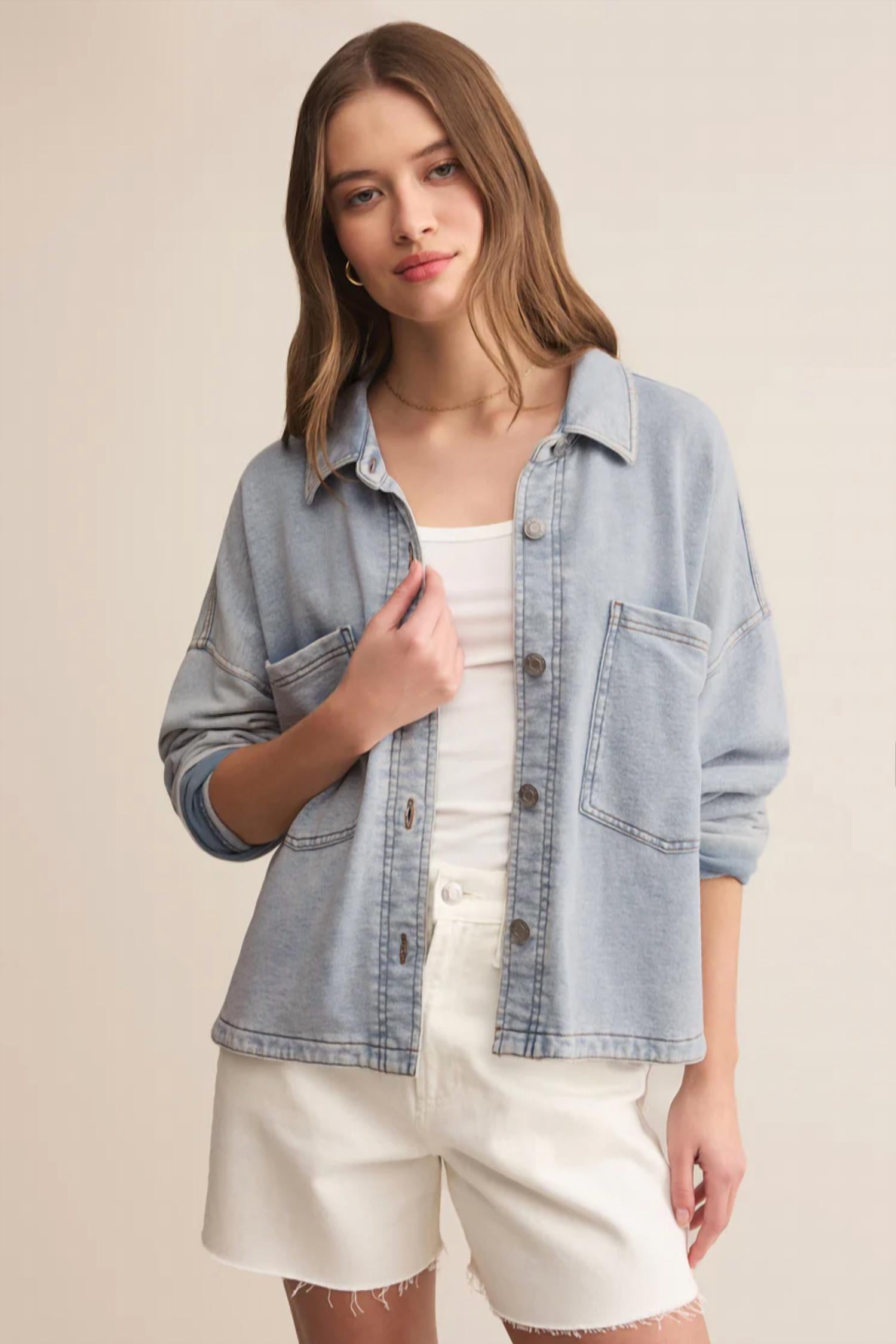 Z Supply - All Day Knit Cropped Jacket
