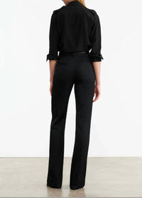 NILI LOTAN Corette Pant in black 2 - women's pants - alternate view