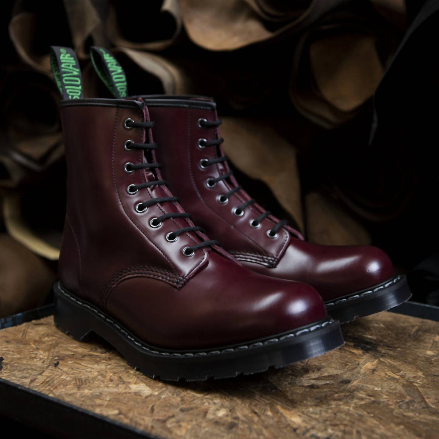 Solovair - Men's 8 Eye Derby Boots