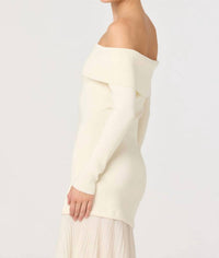ASTR Lidia Mixed Media Maxi Dress in butter yellow - women's dress - view 5
