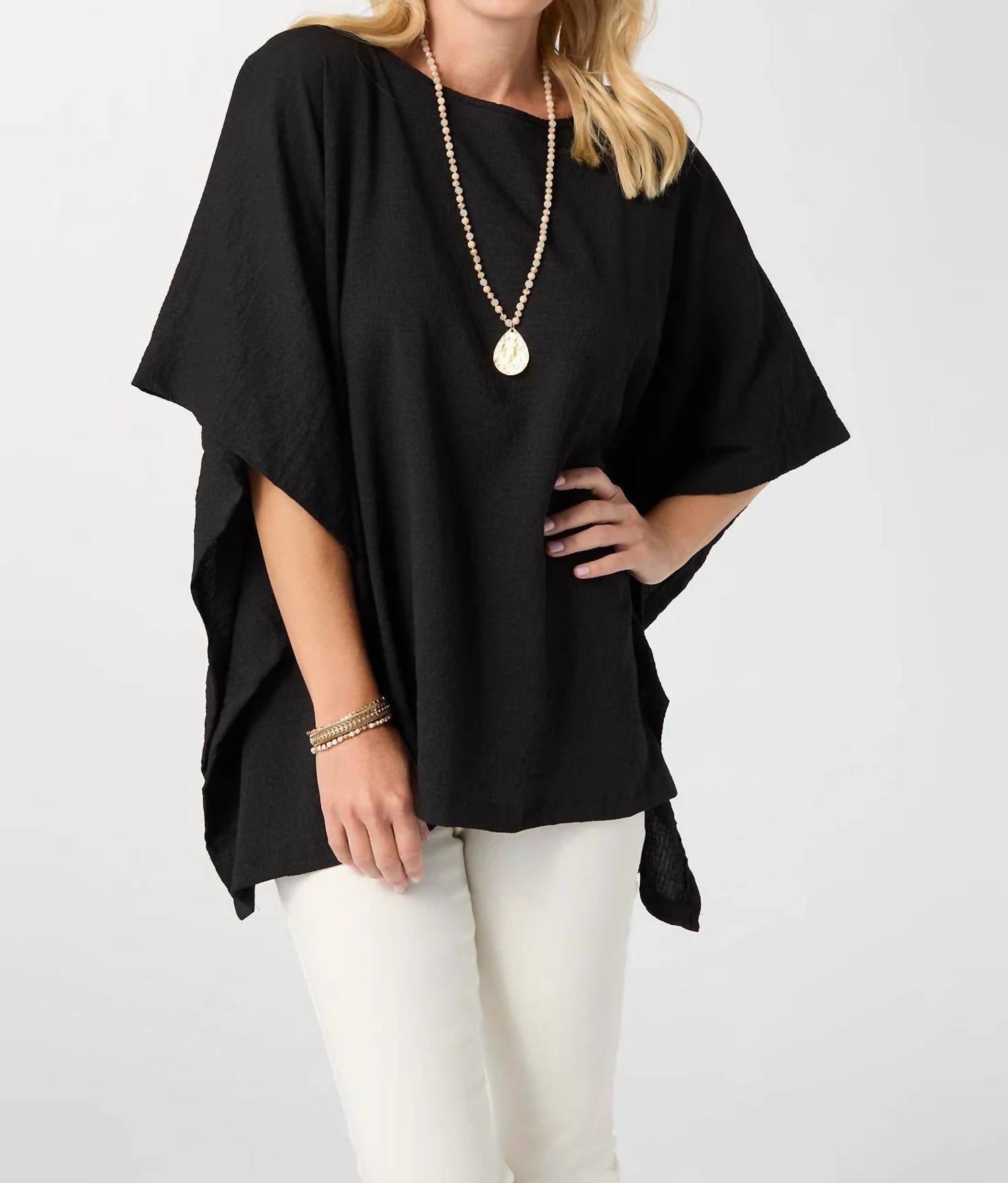 Coco + Carmen - Gabriella Textured Poncho
