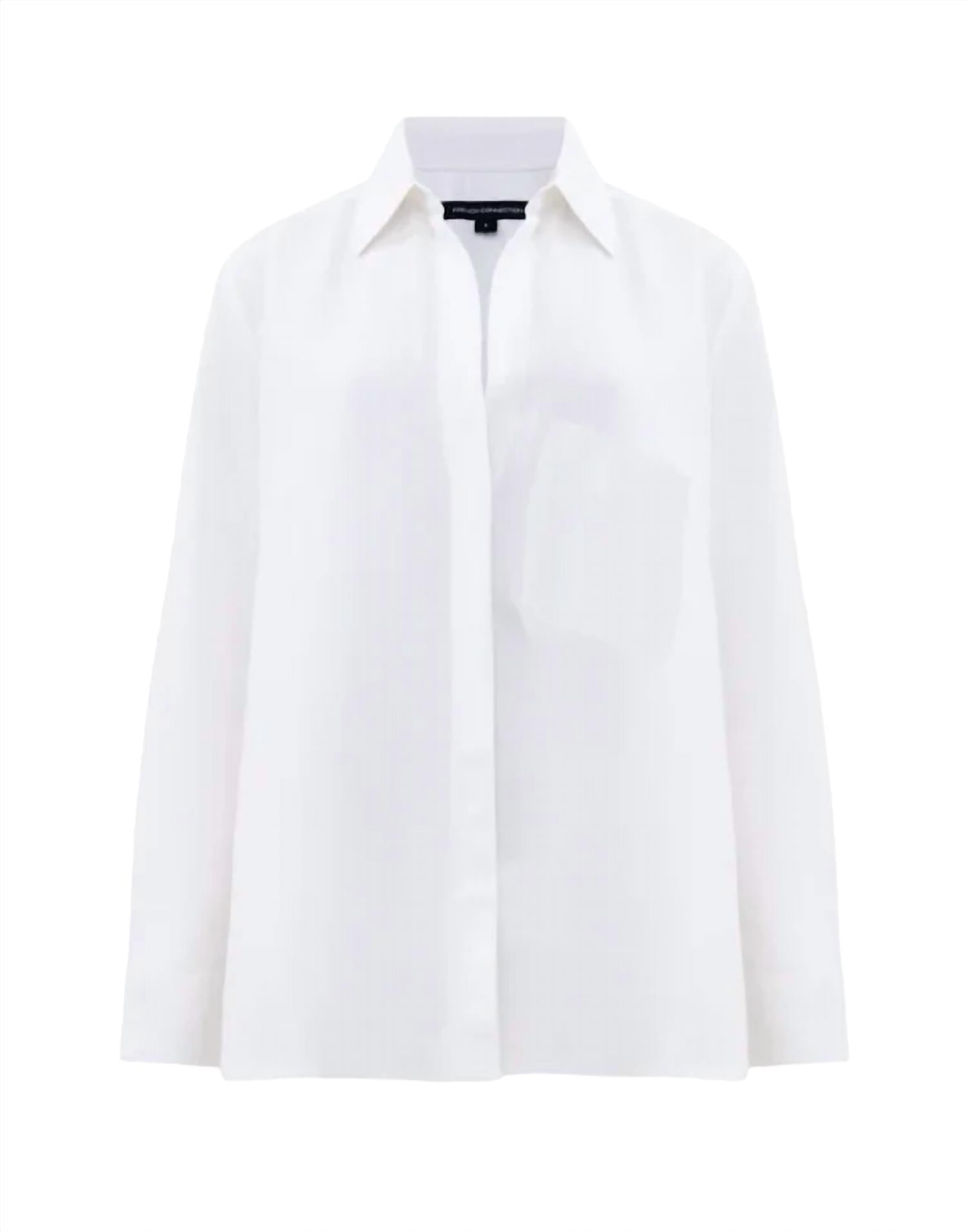 French Connection - Birdie Linen Boyfriend Shirt