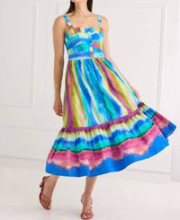 Alivia - Sunset Stripe Gianna Dress