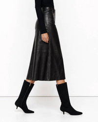 Xti - Women's Pointed Toe Suede Tall Boots