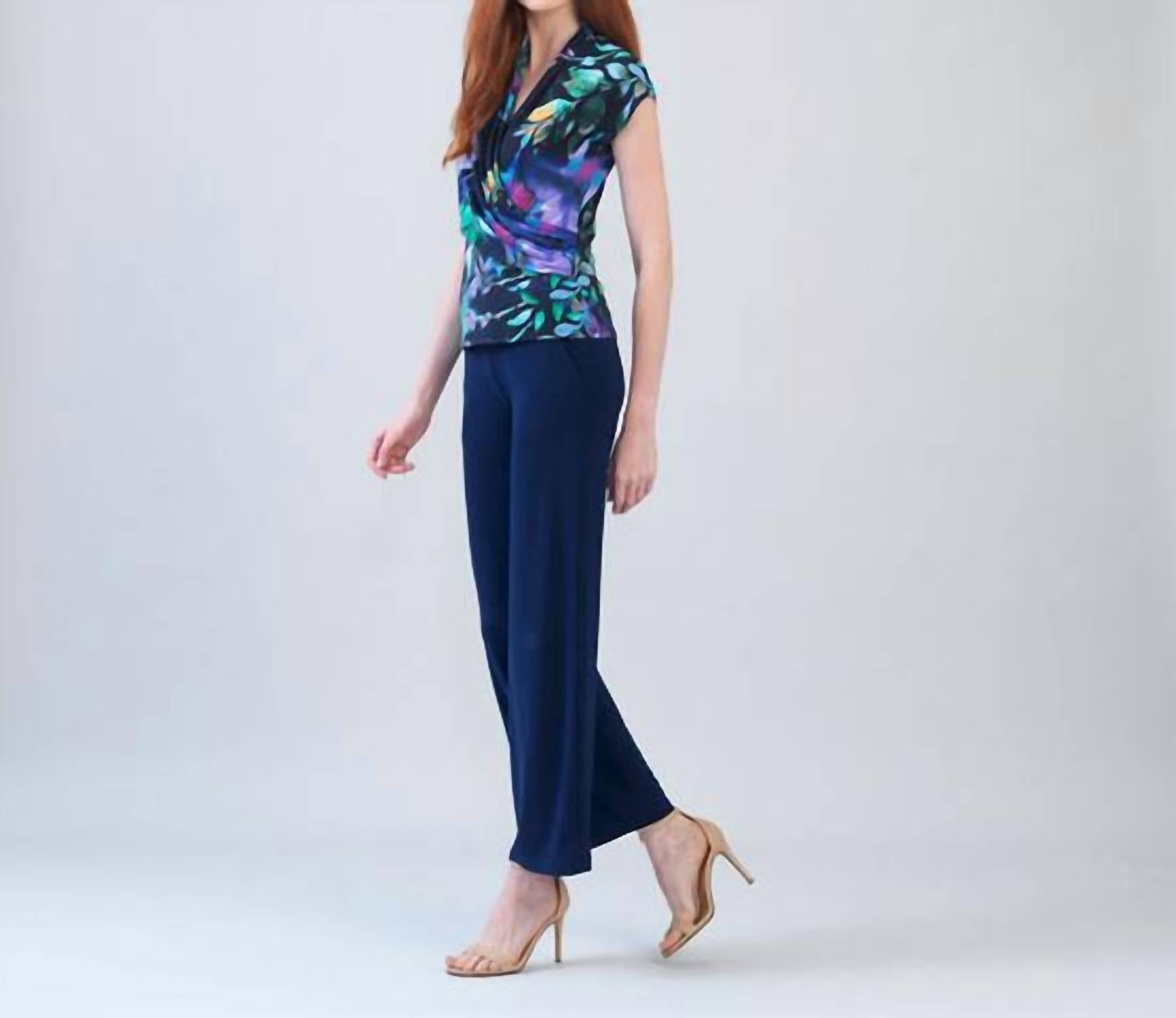 Clara Sunwoo - Short Sleeve Rouche Front Top