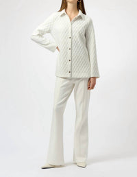 Joseph Ribkoff - Long Sleeves Quilted Jacket