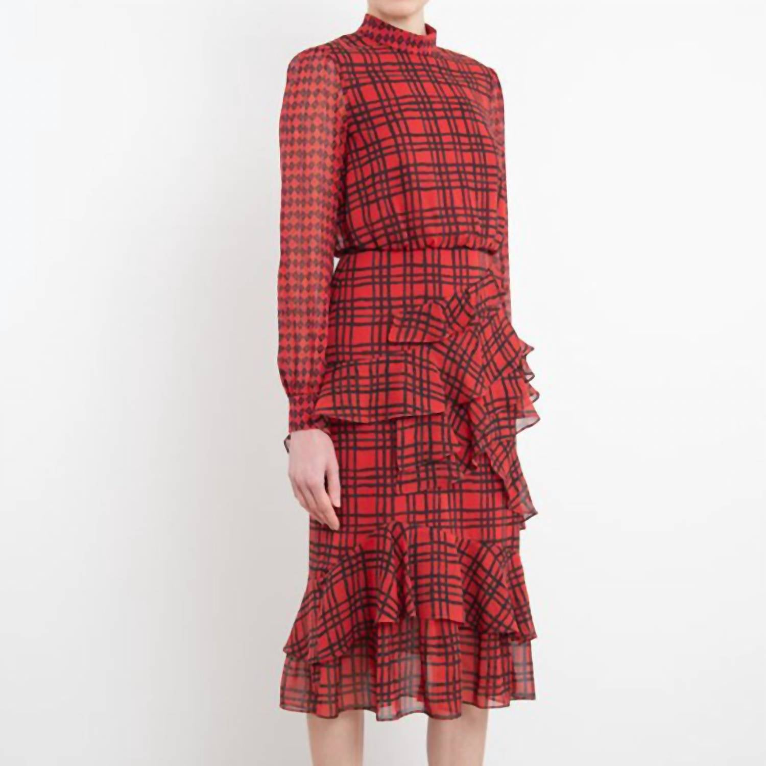 Saloni - Ruffle Dress