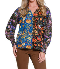 Tru Luxe - Ruffle Neck Blouse