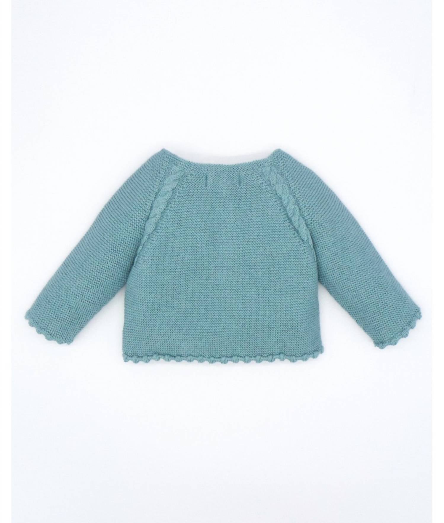 Fina Ejerique - Girl's Knitted Baby Cropped Cardigan