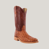 R Watson Boots - Men's Full Quill Ostrich Roper Boots