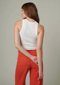 Joe's Jeans Daria Tank Top in white - women's tank top - alternate view
