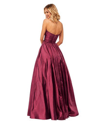 Sherri Hill - Taffeta Strapless Ball Gown