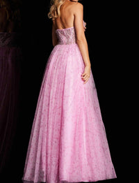 Jovani - Sweetheart Neckline Beaded Prom Dress