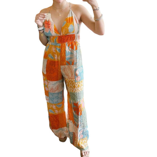 Illa Illa - Wide Leg Printed Jumpsuit