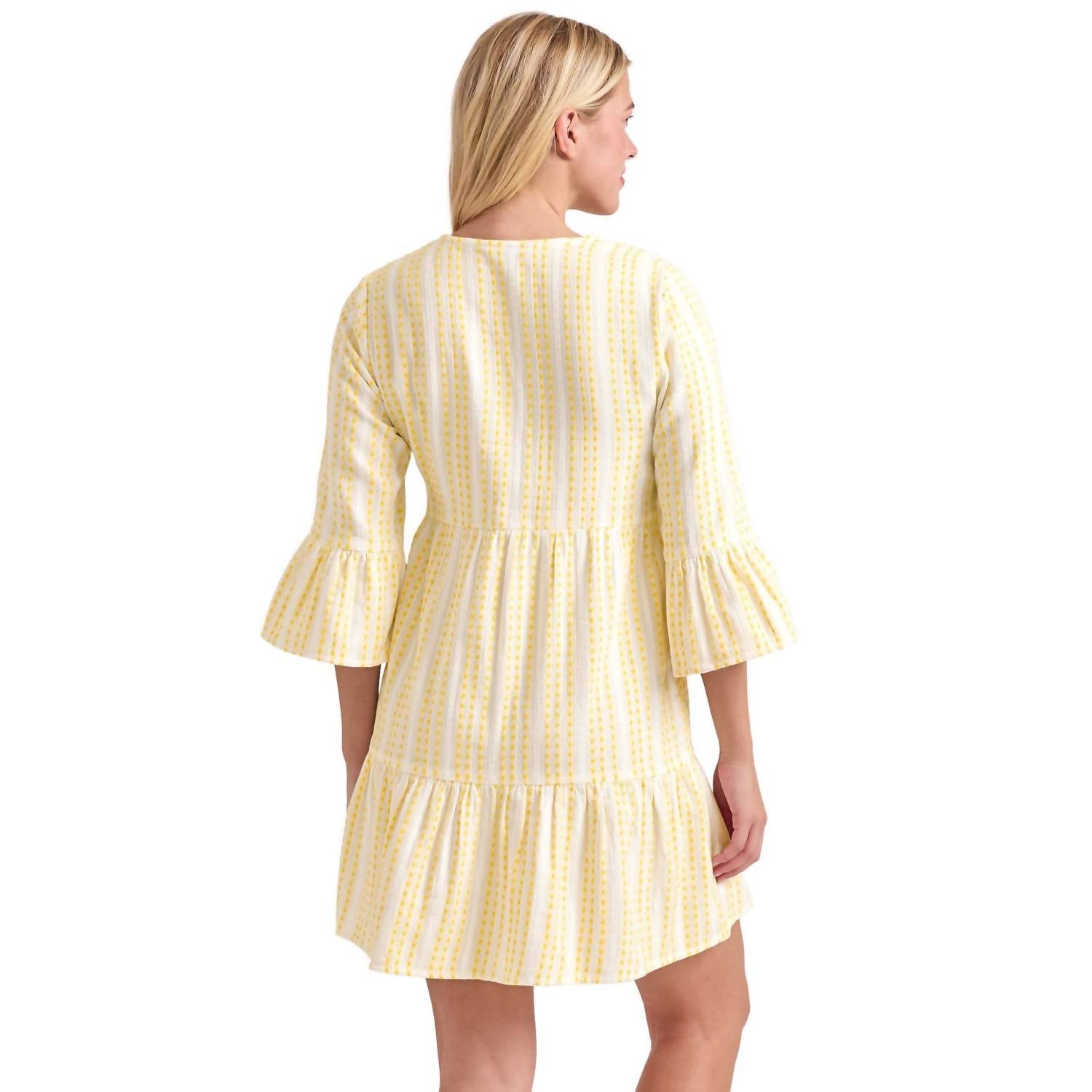 Tommy Bahama - Cotton Dobby Tiered Dress Cover Up Dress