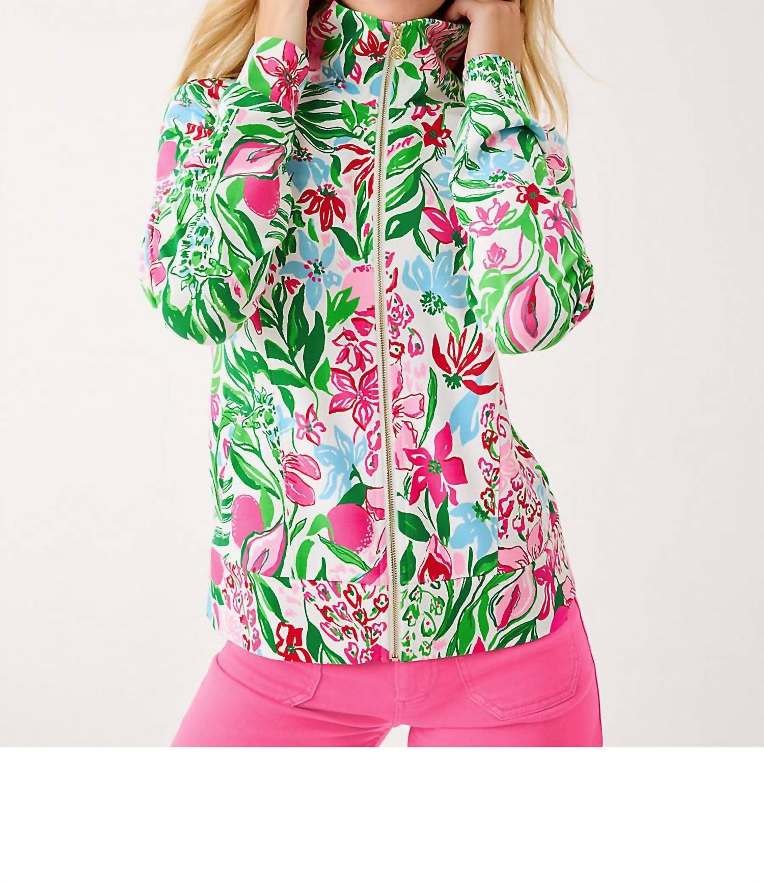 Lilly Pulitzer - Eleni Zip-up Upf 50+ Jacket