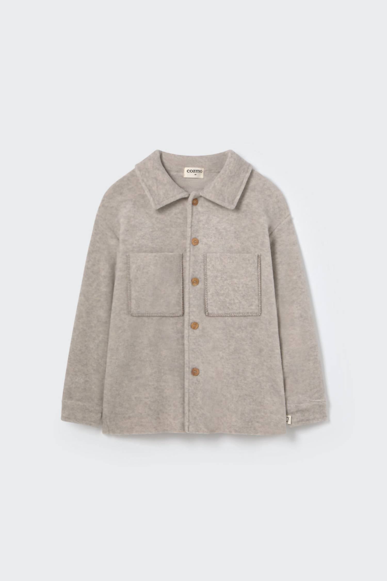 Cozmo - Kid's Soft Melange Bamboo Shirt Jacket