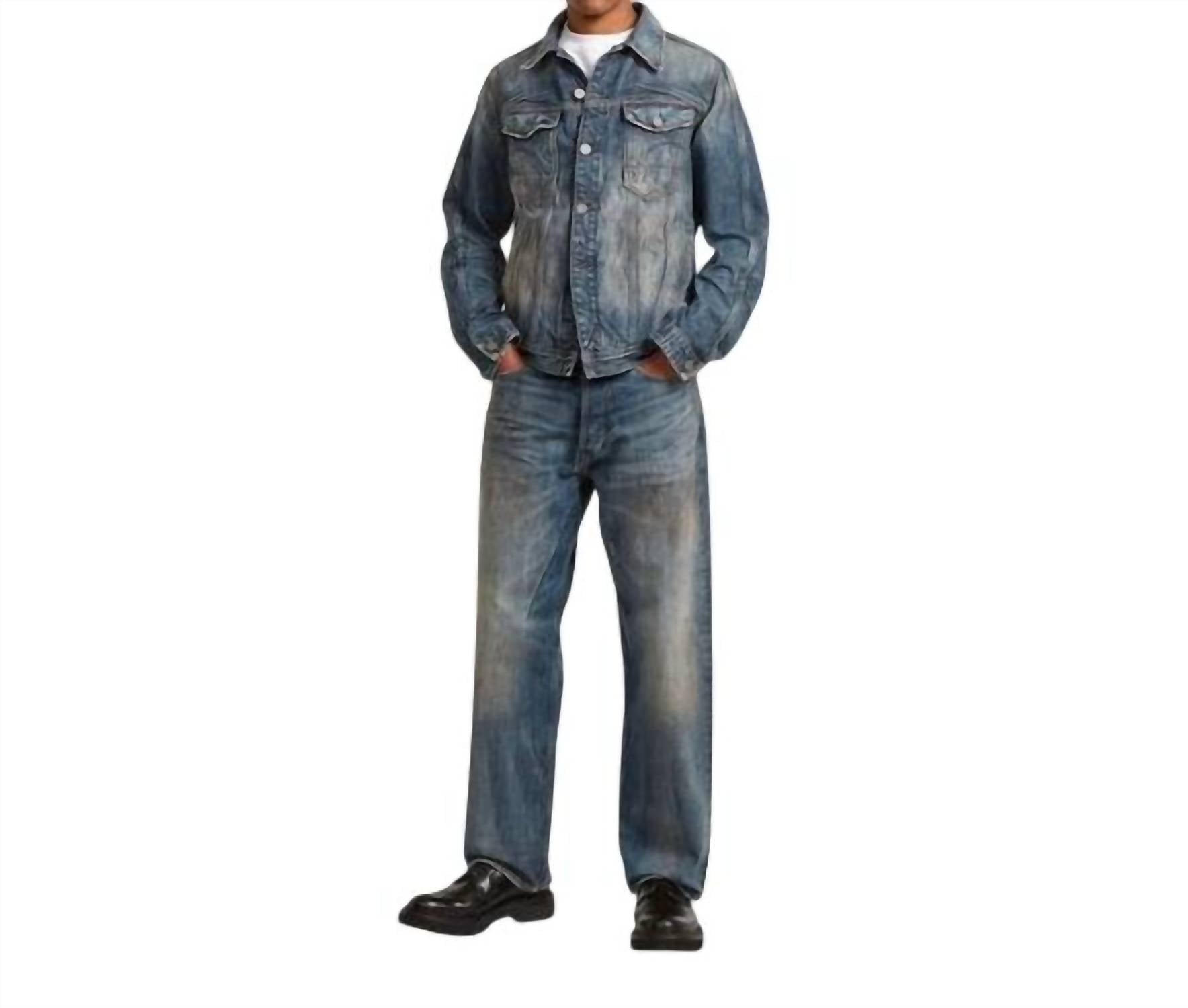 G-Star Rr Dart Loose Selvedge Denim Jeans in dark blue 1 - men's jeans - view 4