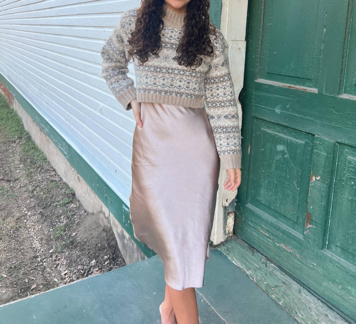 Design History - Lou Sweater Dress Set