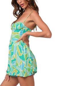 Sky To Moon - LEMON & LIME MINI DRESS