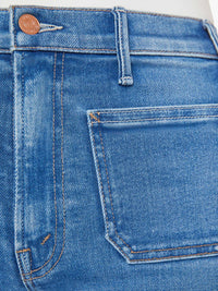 Mother - Hustler Roller Patch Pocket Wide Leg Jean