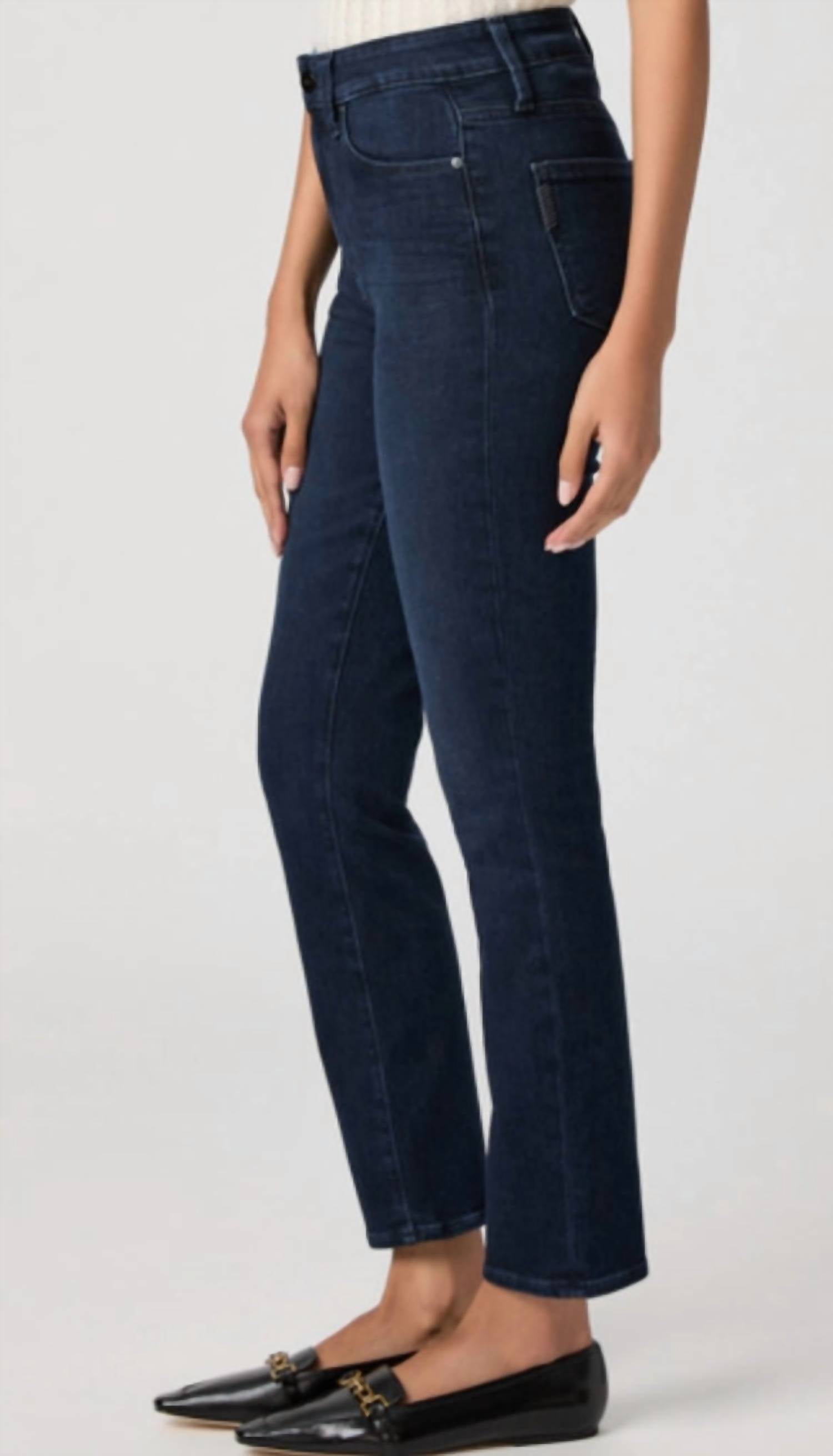 Paige - Gemma Reversed Seamed Beltloops Jeans