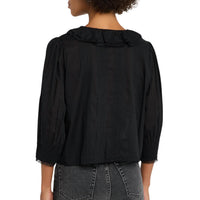 Rails Mare Blouse in black - women's blouse - detail view