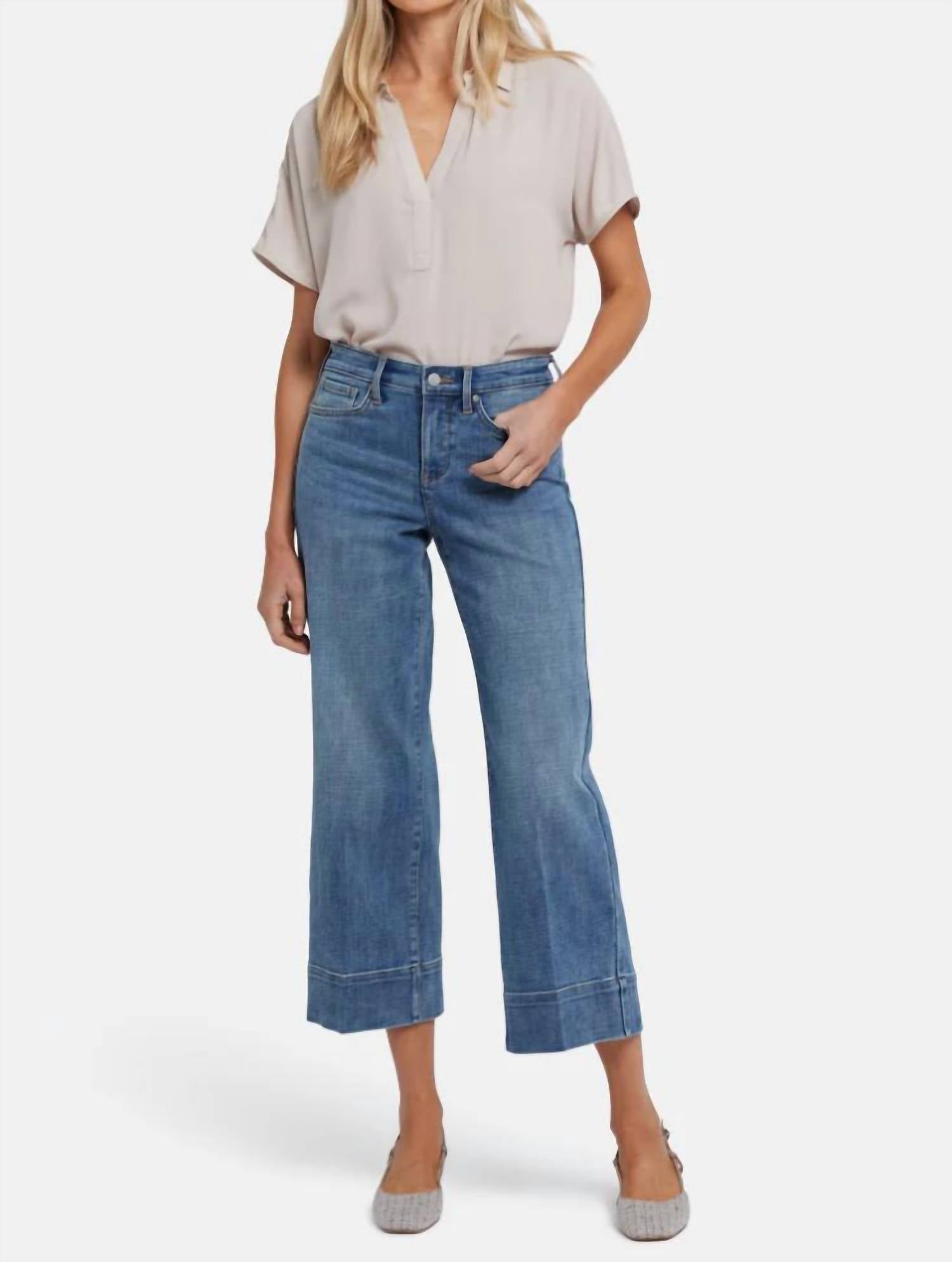 Nydj - Teresa Wide Leg Ankle Jeans