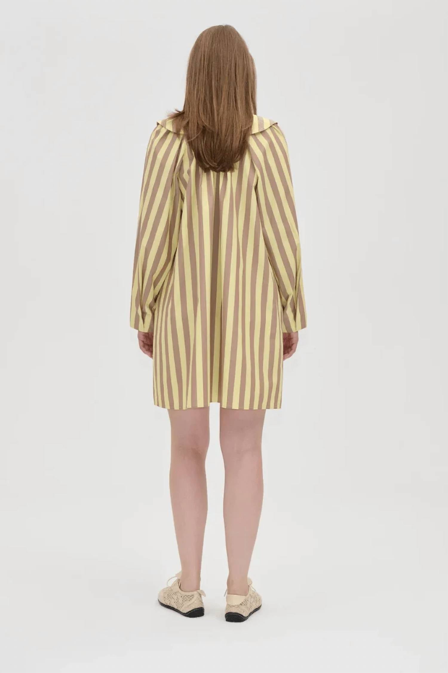 Stine Goya - Collared Voluminous Mini Dress