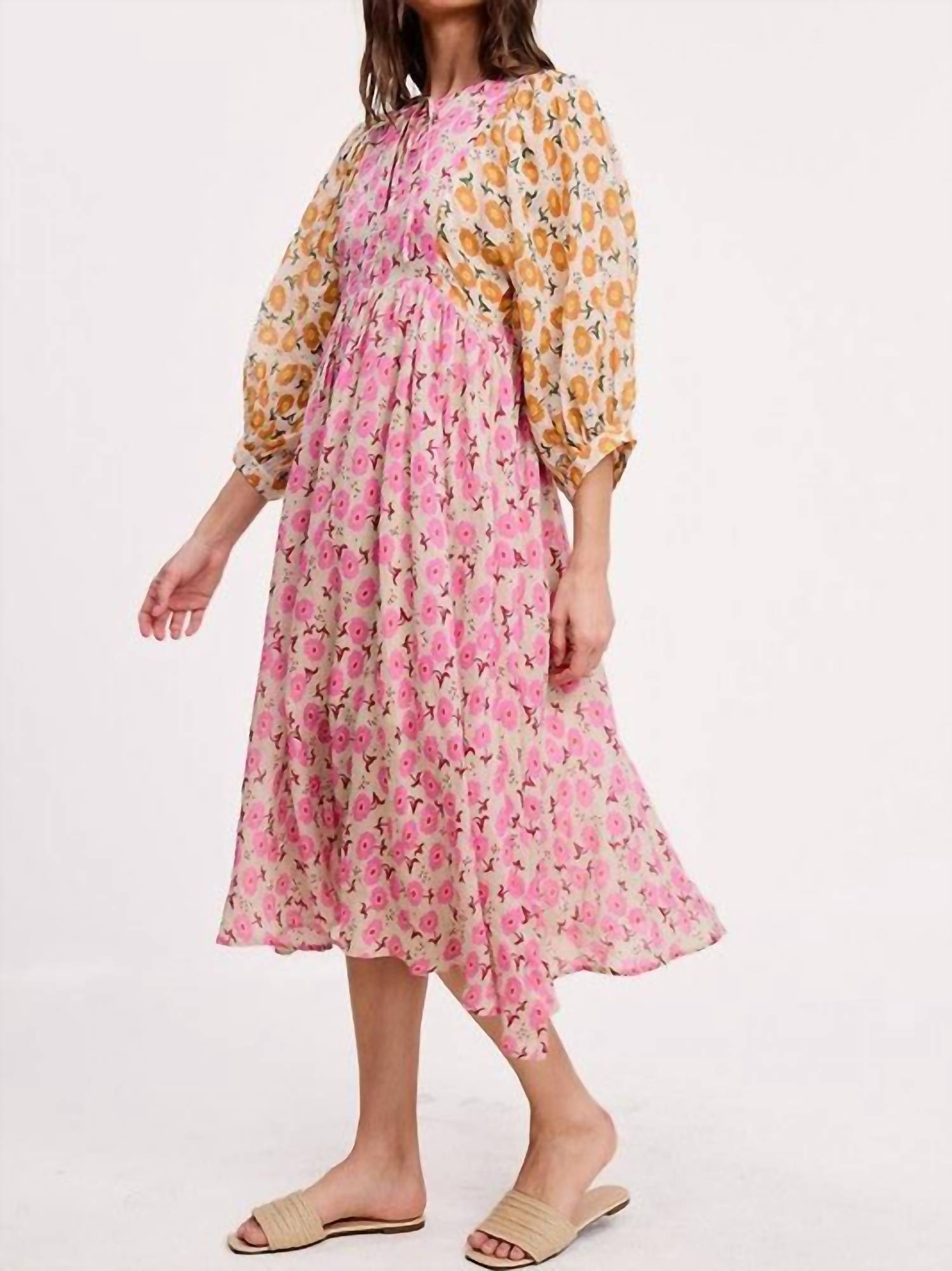 Ultramarine - Payton Blossom Midi Dress