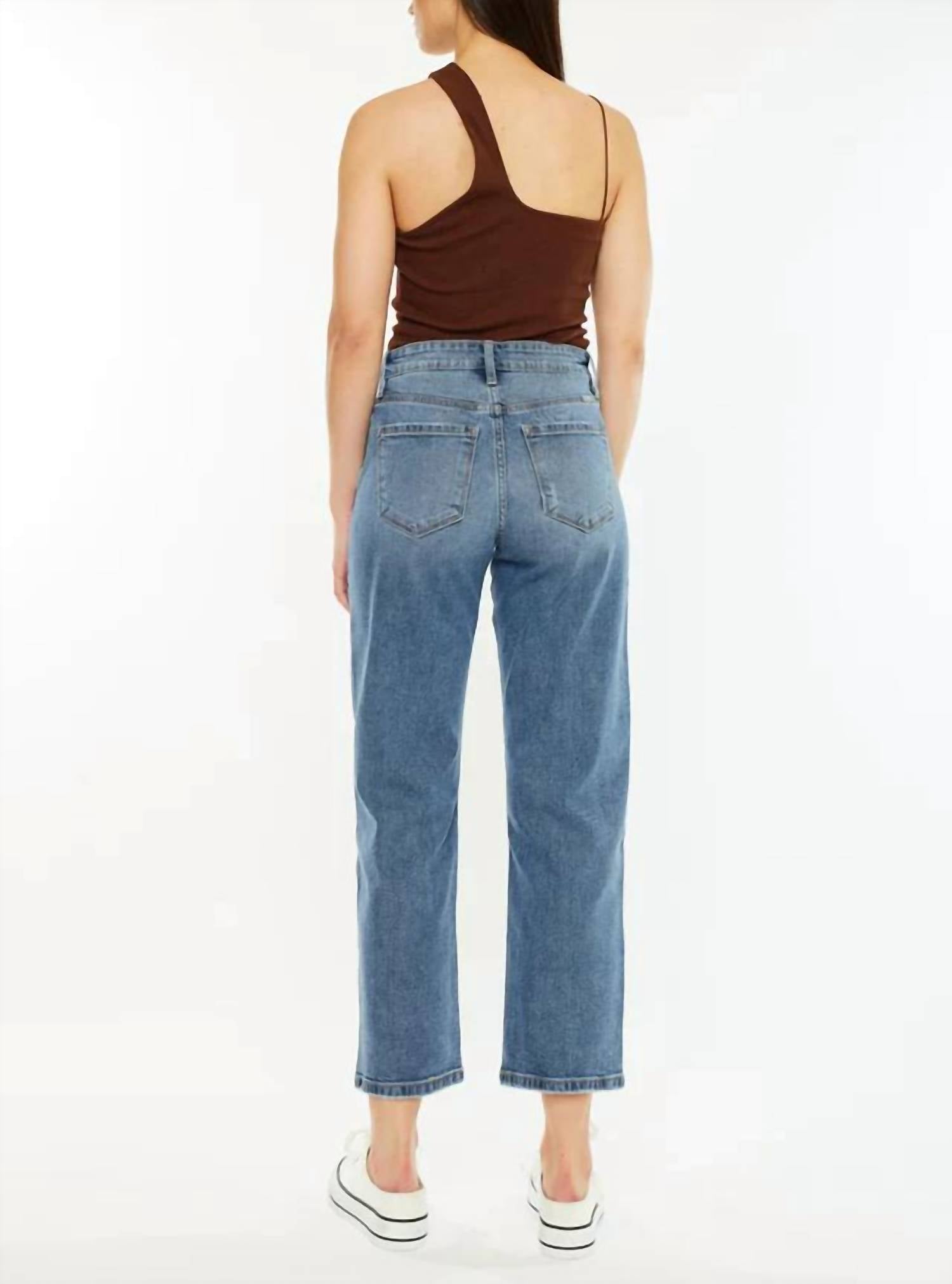 Kancan - Jordana High Rise True Straight Jeans