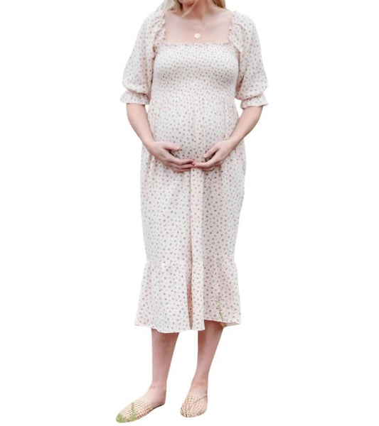 Liv Maternity - Floral Muslin Dress