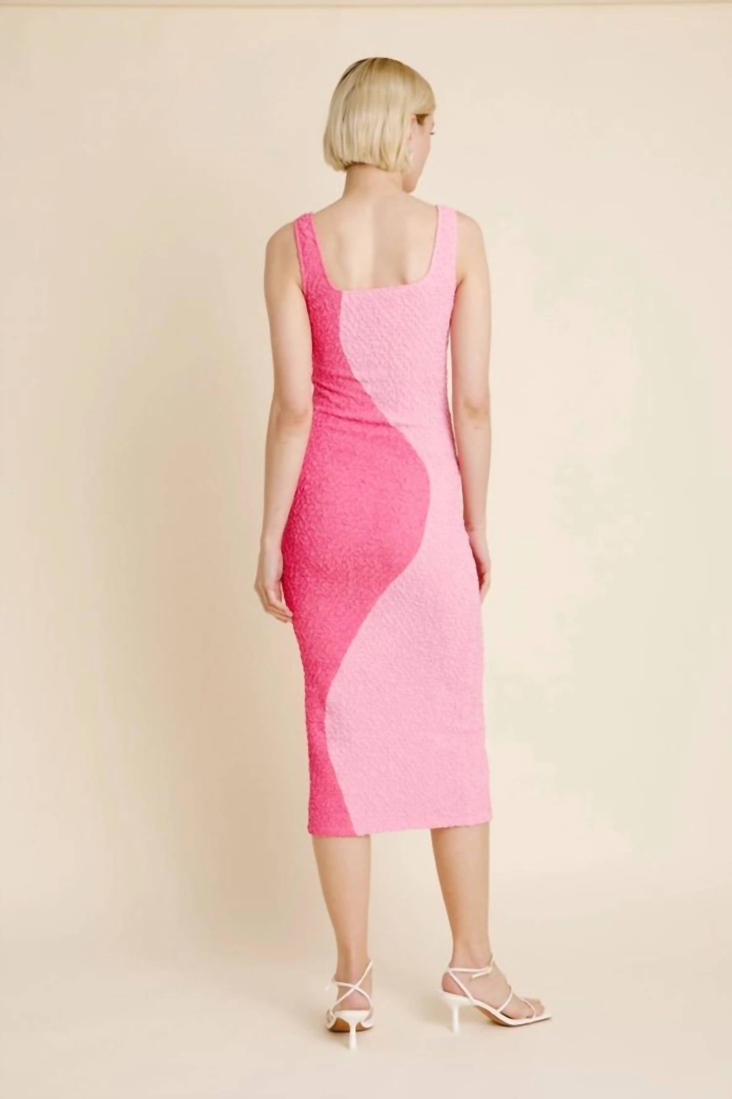 Aureum - Smocked Midi Dress