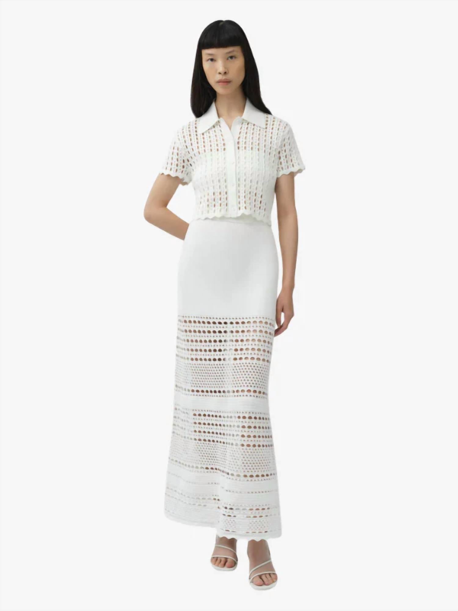 Simkhai - Arlan Open Stitch Camp Shirt