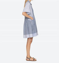 Sea - Helmi Tunic Striped Pattern Dress