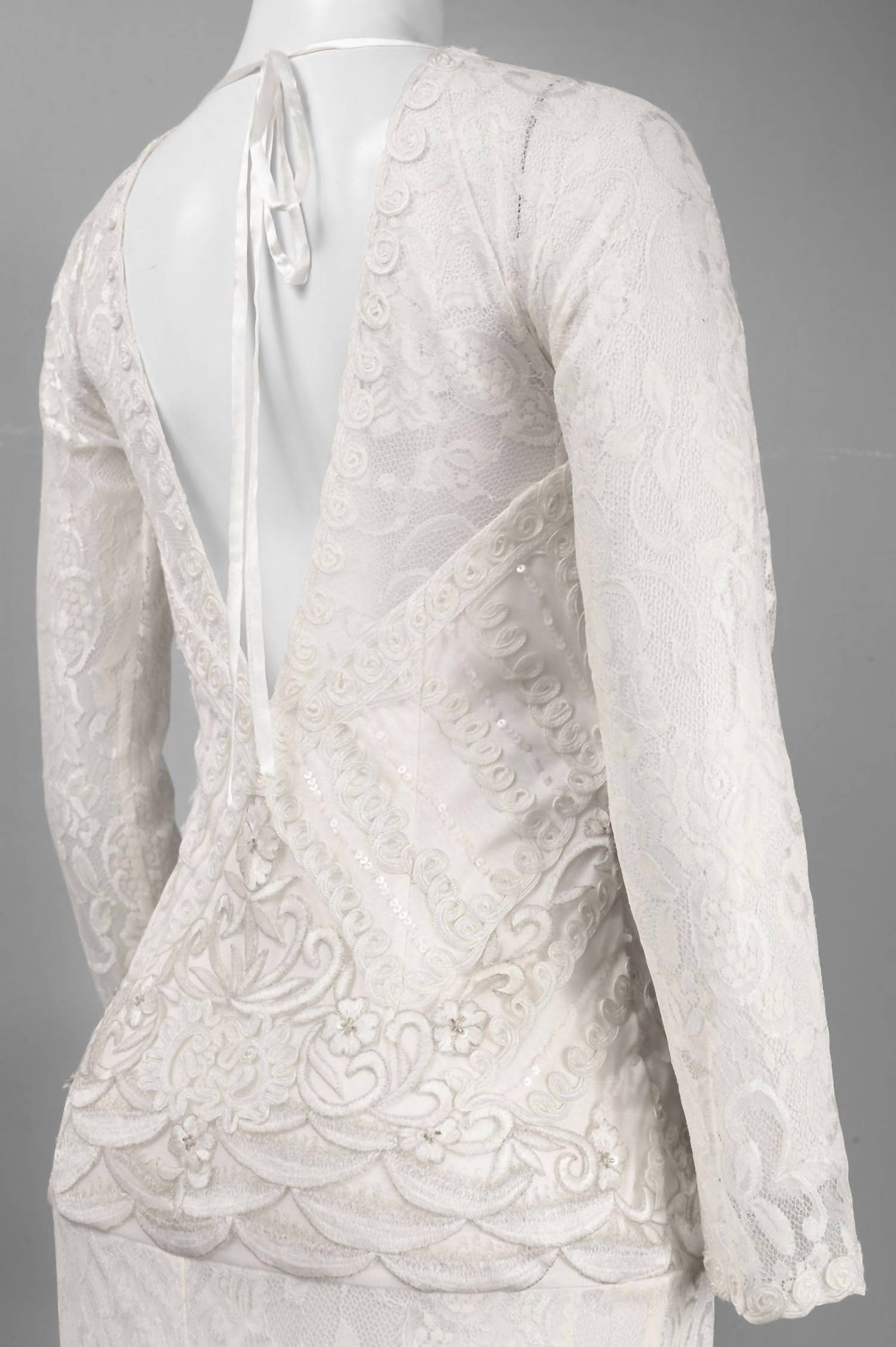Sue Wong - Floral Lace Evening Dress