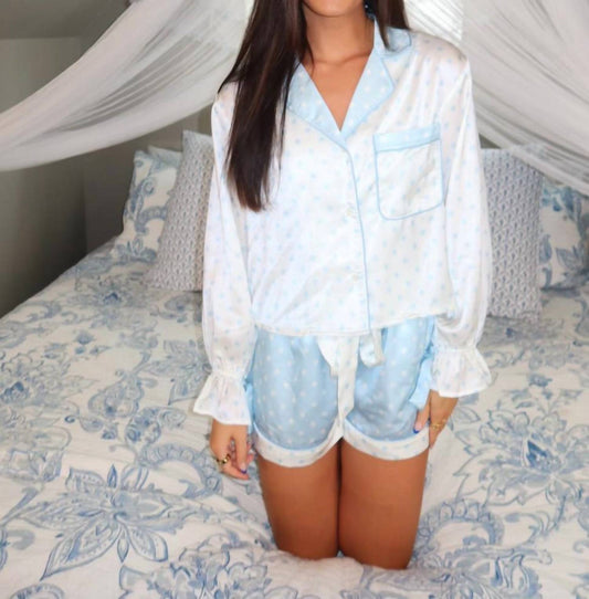 Peach Love - Polka Dot Pajama Set