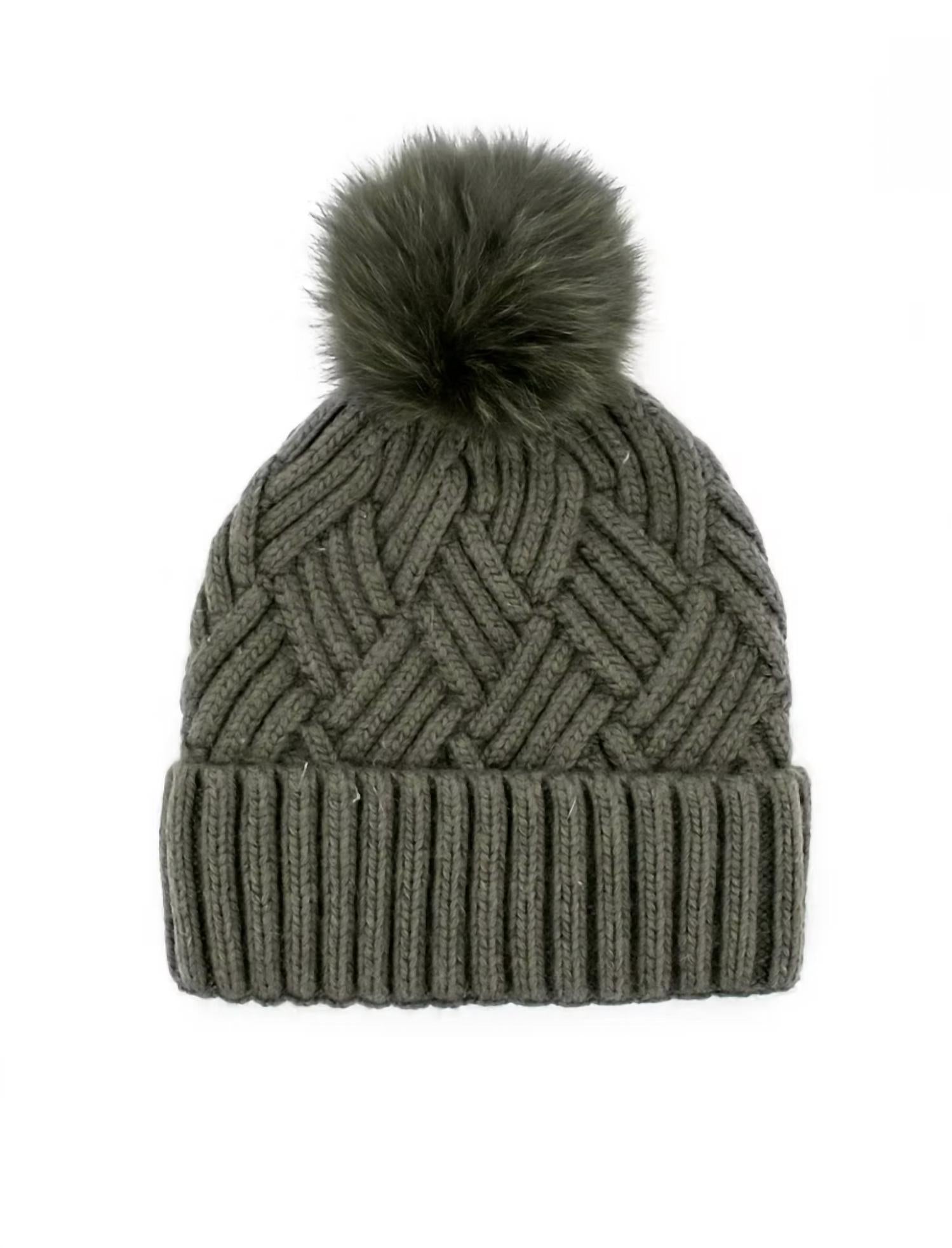 Mitchie'S Matchings - Fox Pom Knit Hat