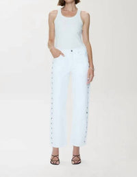Pistola - Women's Lexi Mid Rise Bowed Straight Jean